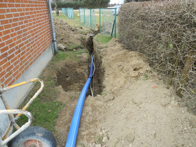 Rørledning ved endestation (Vandværk)
